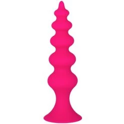 Cheap ⭐ Bondara Pink Silicone Ripple Suction Butt Plug ? 4.5 Inch ✔️
