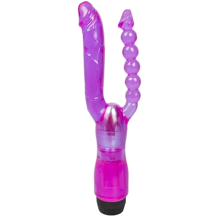 Deals π Bondara Clear Purple Double Penetration Vibrator π 4 Deals π Bondara Clear Purple Double Penetration Vibrator π - Image 2