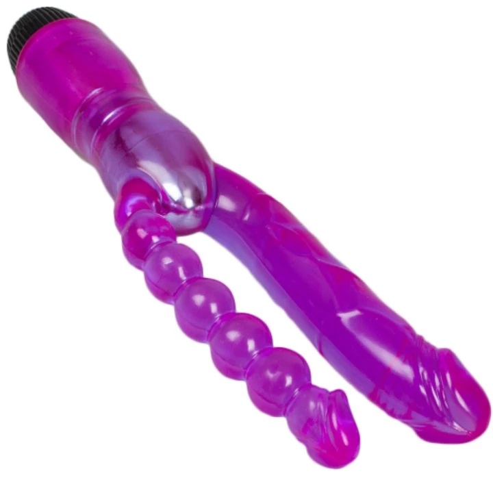 Deals π Bondara Clear Purple Double Penetration Vibrator π 6 Deals π Bondara Clear Purple Double Penetration Vibrator π - Image 4