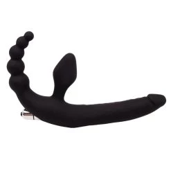Best deal ✨ Bondara Black Triple Vibrating Strapless Strap-On - 7 Inch ✔️