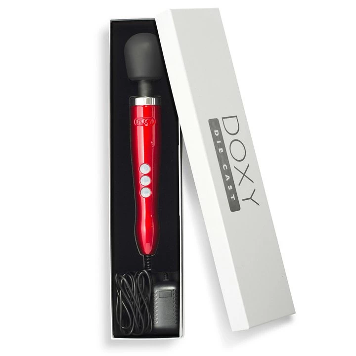Wholesale π Doxy Red Die Cast Edition Wand Vibrator π€© 6 Wholesale π Doxy Red Die Cast Edition Wand Vibrator π€© - Image 4