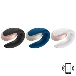 Promo 🌟 Satisfyer Double Love 10 Function App Controlled Couples Vibrator 🔔