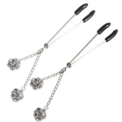 Best Pirce 🎉 Bondara Diamante Pendant Sliding Nipple Clips 👍