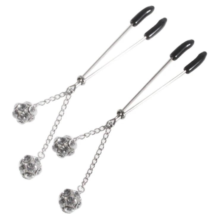 Best Pirce ๐ Bondara Diamante Pendant Sliding Nipple Clips ๐ 3 Best Pirce ๐ Bondara Diamante Pendant Sliding Nipple Clips ๐