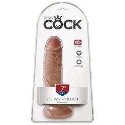 Flash Sale 🤩 Pipedream King Cock Mid Tone Ballsy Dildo - 7, 9 Or 10 Inch 😀 -Adult Toys Shop unnamed file 899