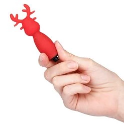 Best Sale 🌟 Bondara Get Sleighed Red Silicone Reindeer Bullet Vibrator ✨ -Adult Toys Shop unnamed file 9