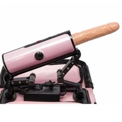 Best deal 🧨 Bondara Full Throttle Pink Sex Machine With Dildo ? 5.5 Inch 🎁