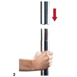 Best Pirce 🧨 Bondara&Sex Silver Static Adjustable Dance Pole ? 85-117 Inch 🧨 -Adult Toys Shop unnamed file 940